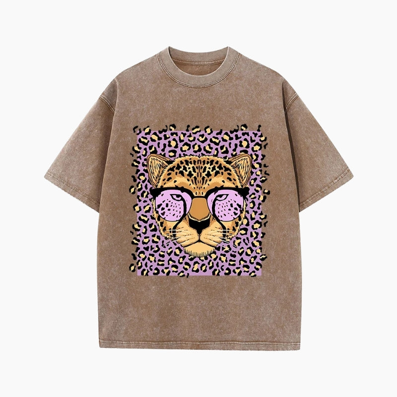 T-Shirt Y2K 'Leopard Vibe'