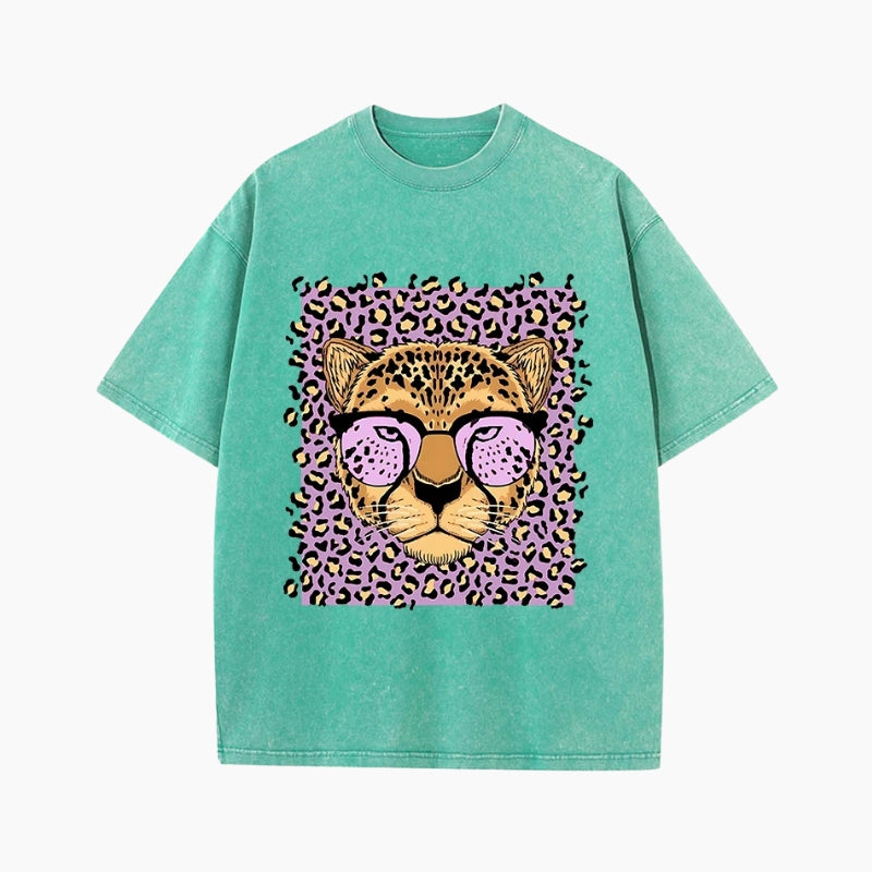 T-Shirt Y2K 'Leopard Vibe'