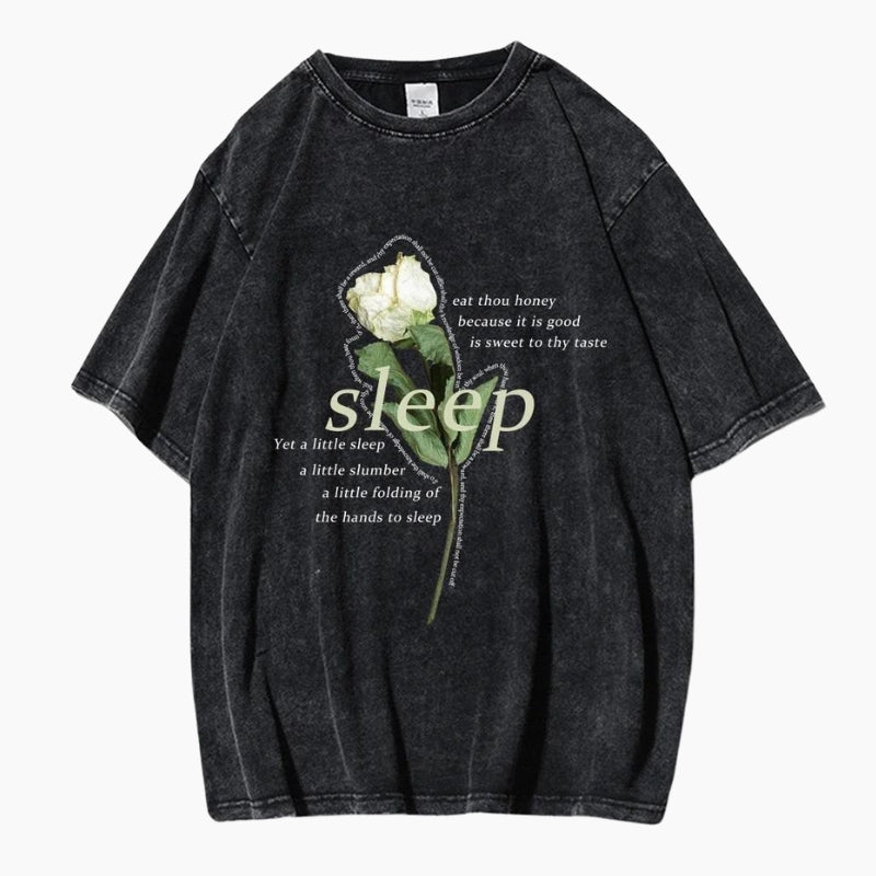 T-Shirt Y2K 'Sleep Blossom'