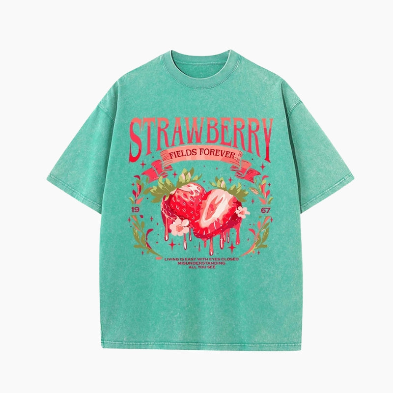 T-Shirt Y2K mixte édition 'Strawberry'