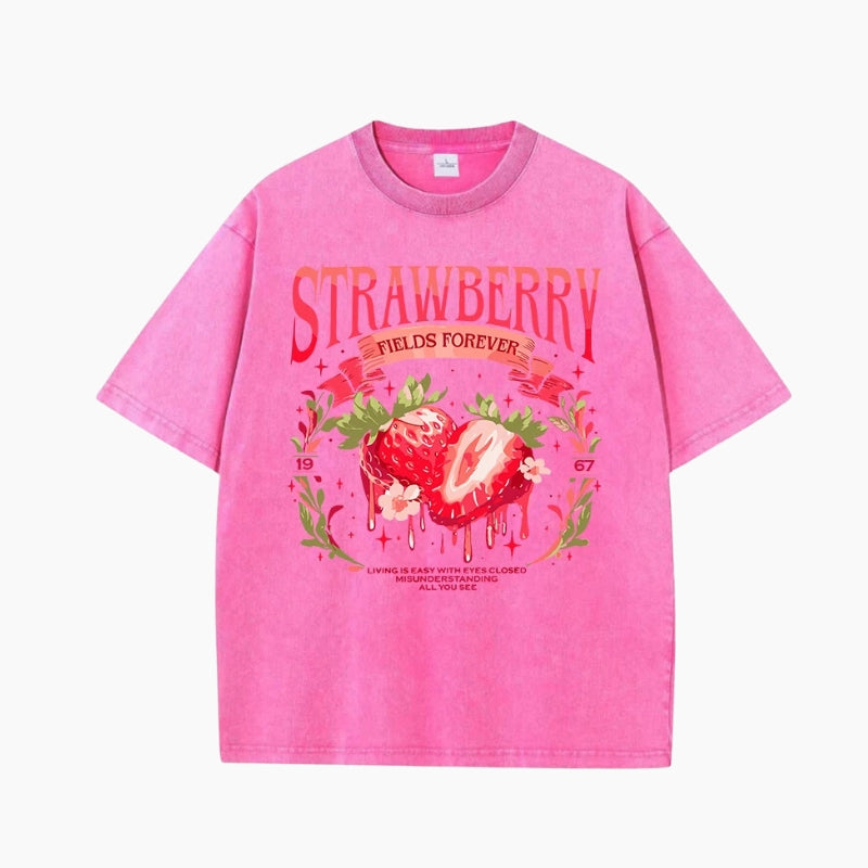 T-Shirt Y2K 'Strawberry'