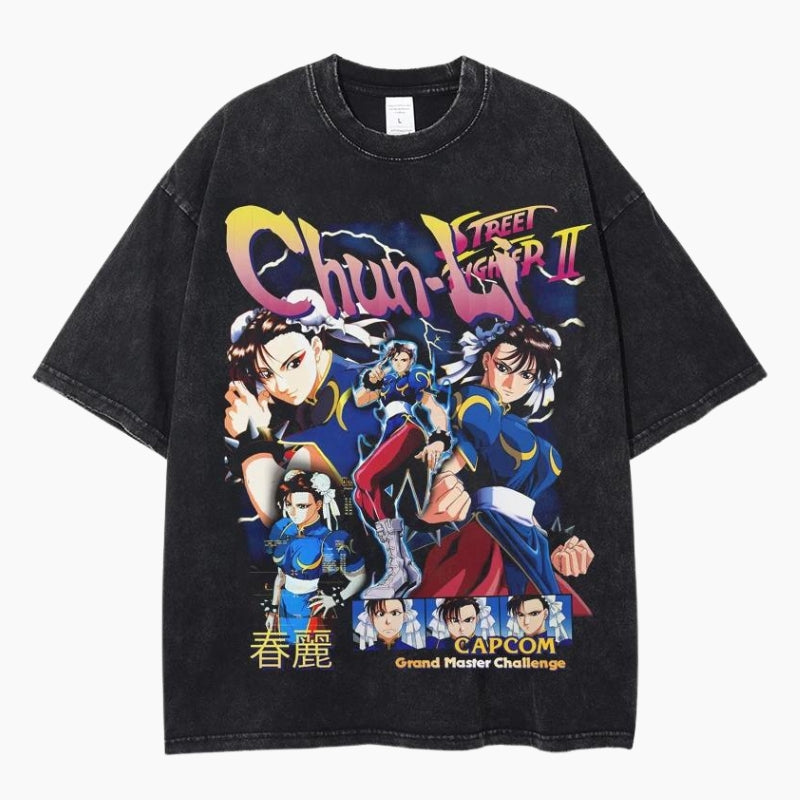 T-Shirt Y2K 'Street Fighter II Chun-Li'