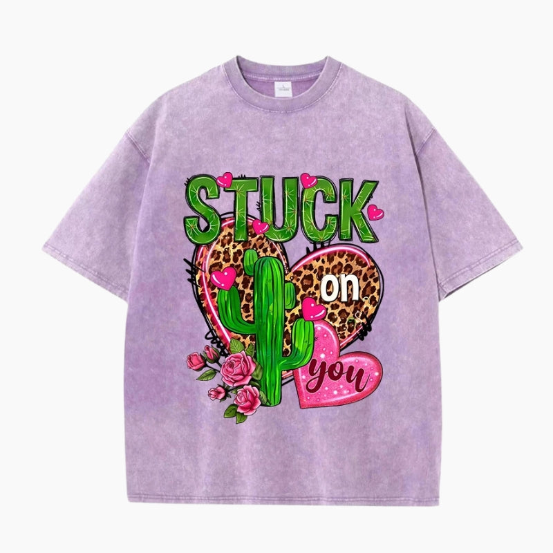 T-Shirt Y2K mixte édition 'Stuck On You'