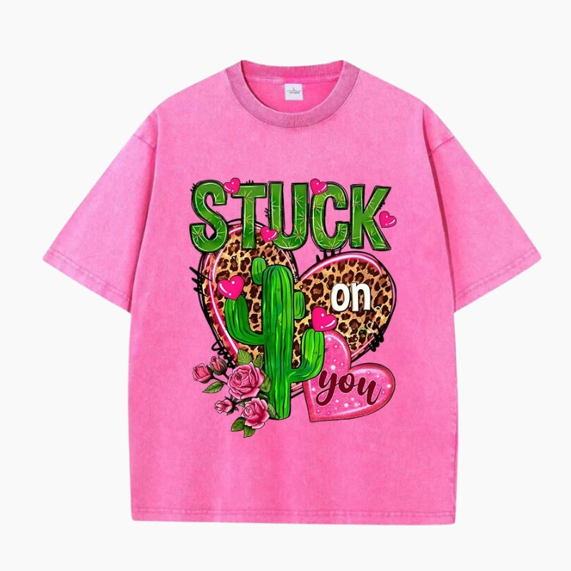 T-Shirt Y2K 'Stuck On You'