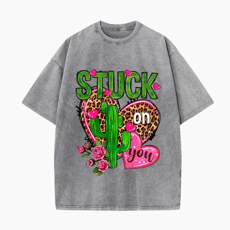 T-Shirt Y2K 'Stuck On You'