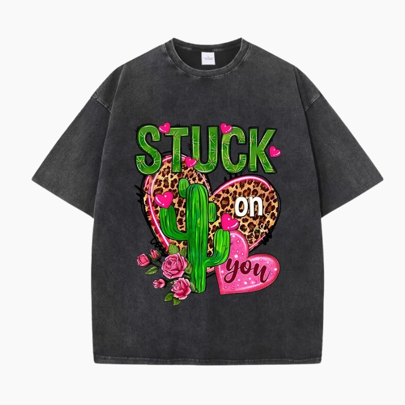 T-Shirt Y2K 'Stuck On You'