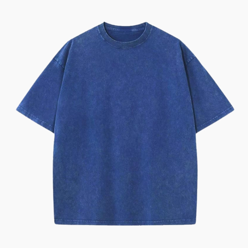T-Shirt Y2K Uni bleu