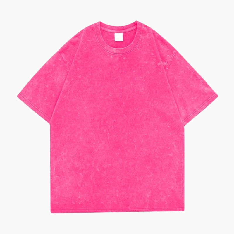 T-Shirt Y2K Uni rose