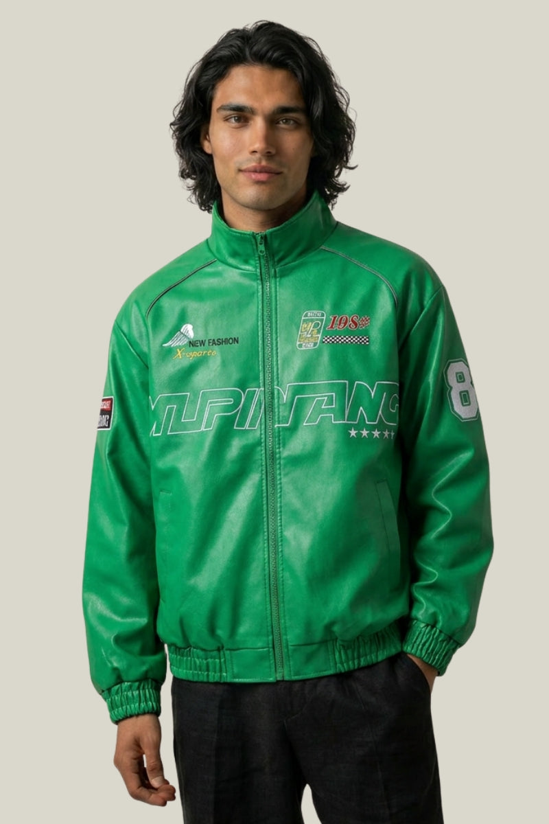 Veste Biker Brodée – Veste Y2K | Y2K Club