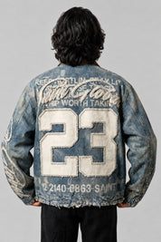 Veste Brodée Americana — vue de dos, Y2K CLUB