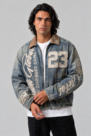 Veste Brodée Americana