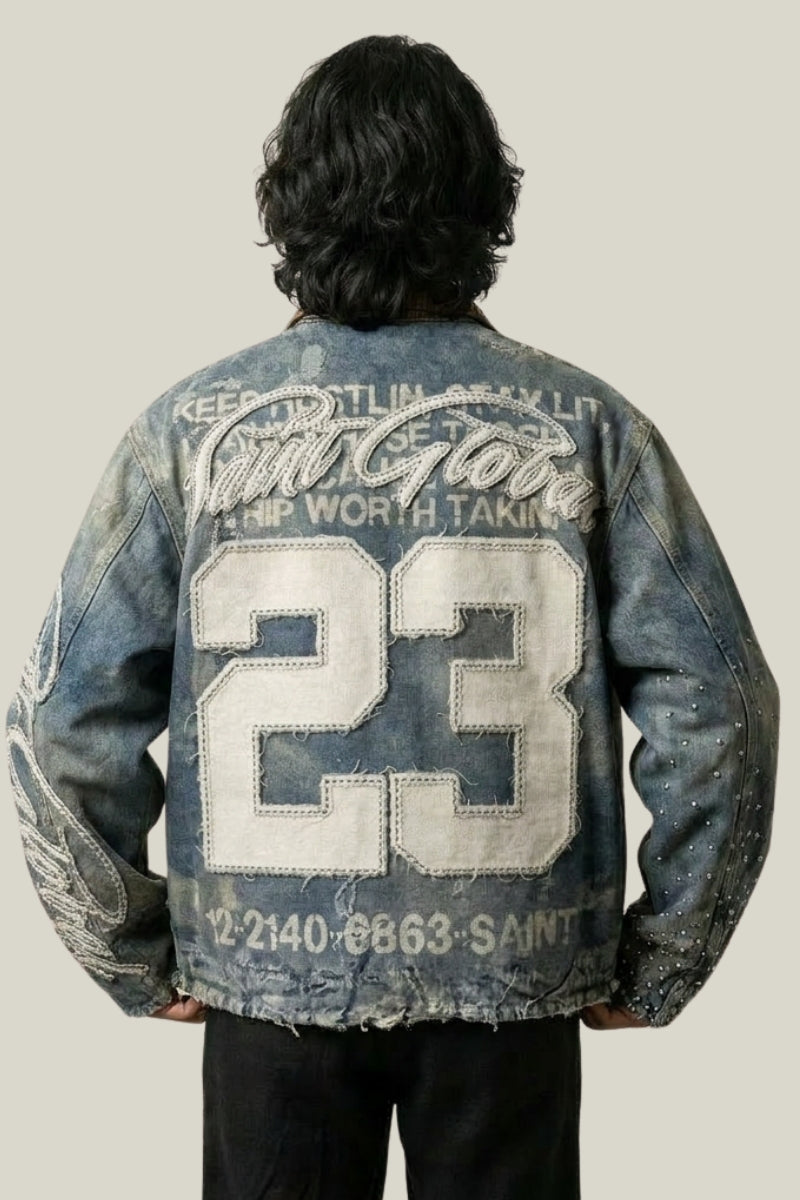 Veste Brodée Americana – Veste Y2K | Y2K Club