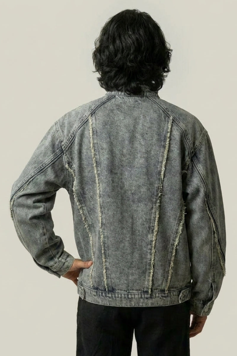 Veste Denim Washed – Veste Y2K | Y2K Club