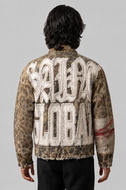 Veste Léopard Camouflage — vue de dos, Y2K CLUB