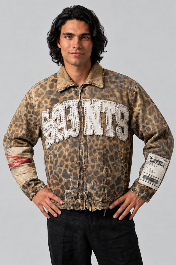 Veste Léopard Camouflage