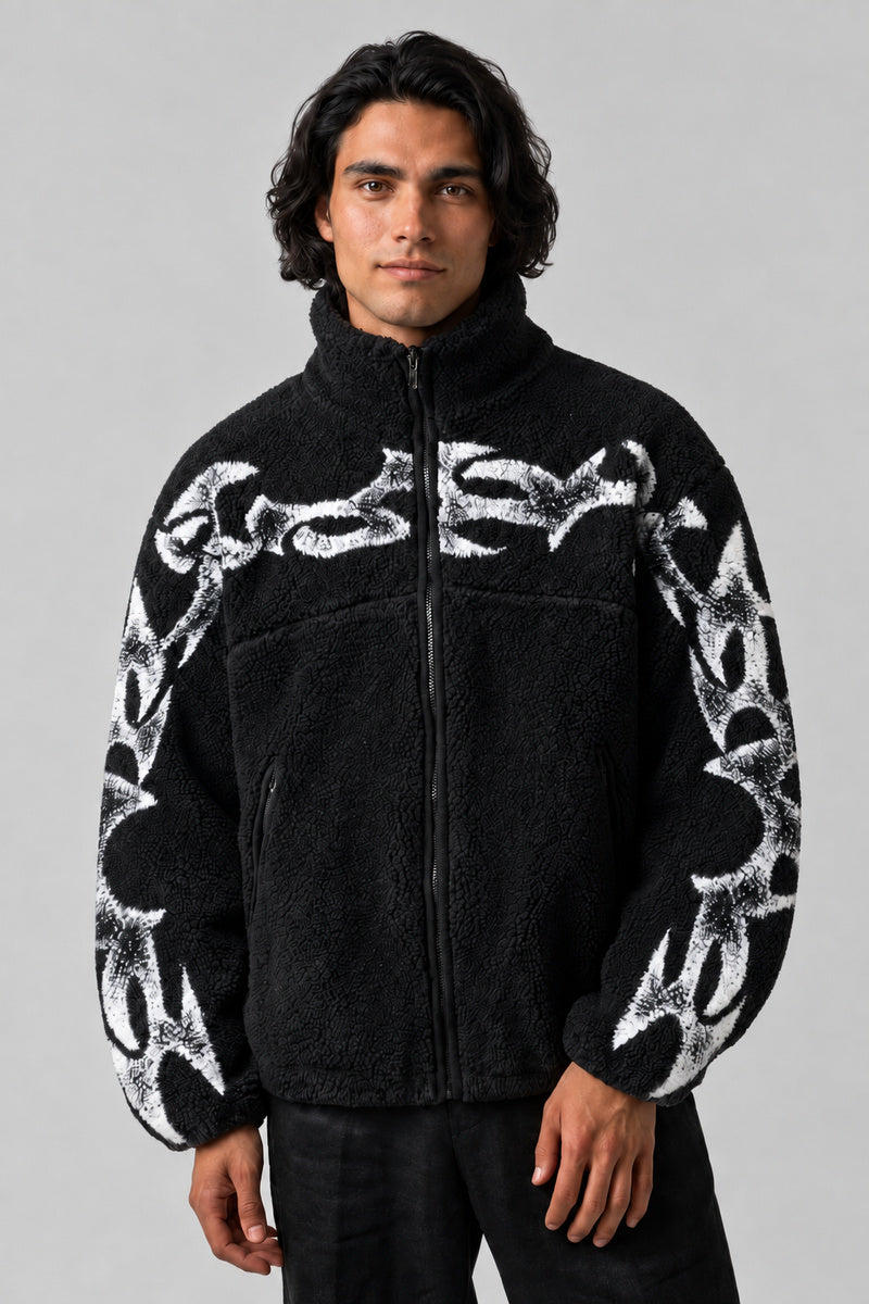 Veste Polaire Streetwear — vue de face, Y2K CLUB