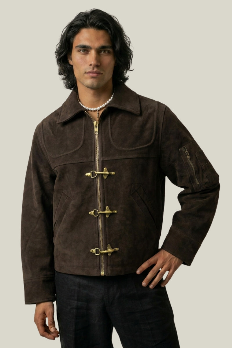 Veste Suédine Vintage – Veste Y2K | Y2K Club