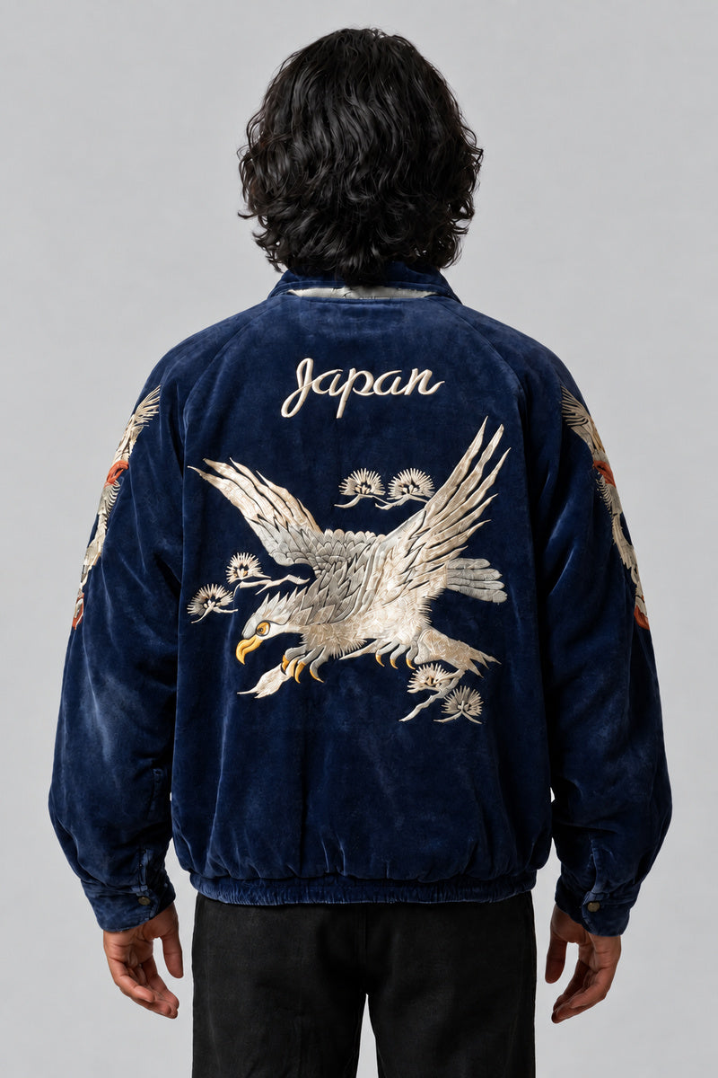 Veste Sukajan Dragon — vue de dos, Y2K CLUB