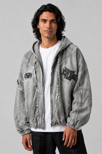 Veste Techwear Grise
