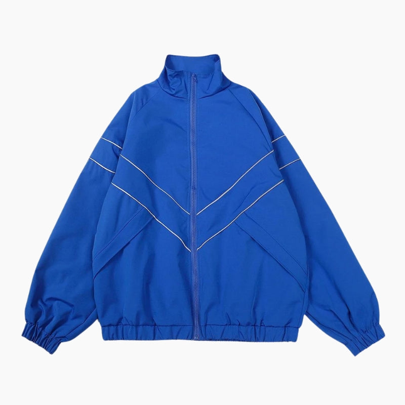 Veste Y2K 'Blue V-Line'