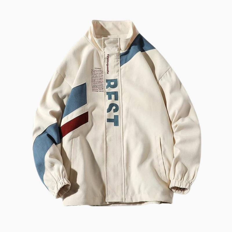 Veste De Survêtement Y2K Homme - Coupe-Vent Vert Fermeture Éclair - Taille XXL