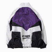 Veste Y2K mixte édition 'Retro Sport' de couleur violette, veste y2k homme, veste fleeski y2k pour homme, the north face fleeski y2k vest